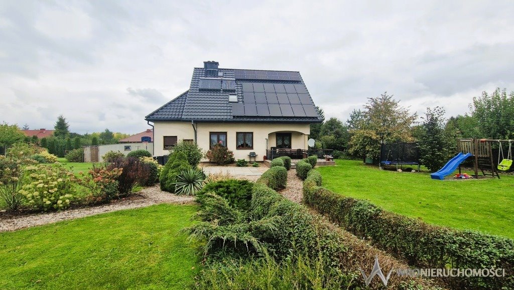 Nowoczesny dom 182 m² z kominkiem i panelami fotowoltaicznymi Wilczkowice  182m2 Foto 1