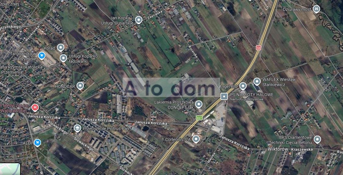 Teren przemysłowy pod stację paliw i magazyny 8 800 m2 Stary Dybów  8 800m2 Foto 1