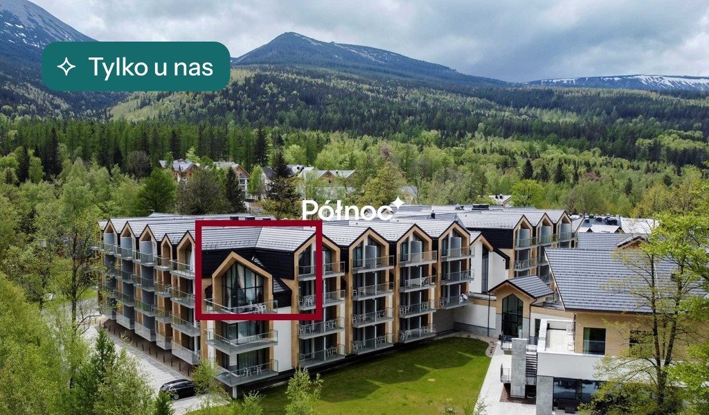 Sprzedam luksusowy apartament 3 pokoi w Green Mountain Karpacz Karpacz, Sarnia  69m2 Foto 1