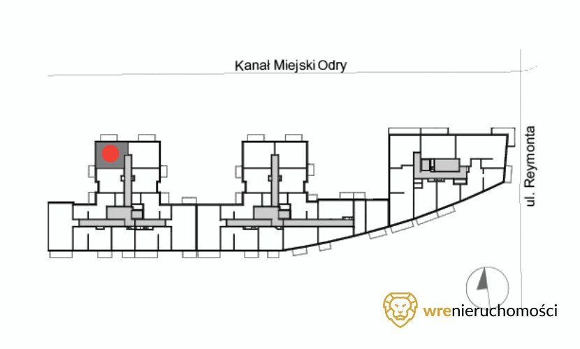 Kawalerka na sprzedaż Wrocław, Kleczków, Władysława Reymonta  43m2 Foto 3