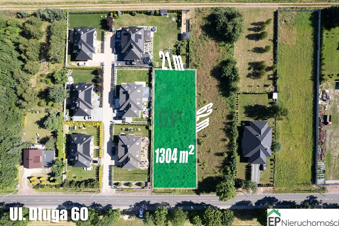 Zapraszam do zakupu działki 1304 m² z mediami w Łochyni Łochynia  1 304m2 Foto 1