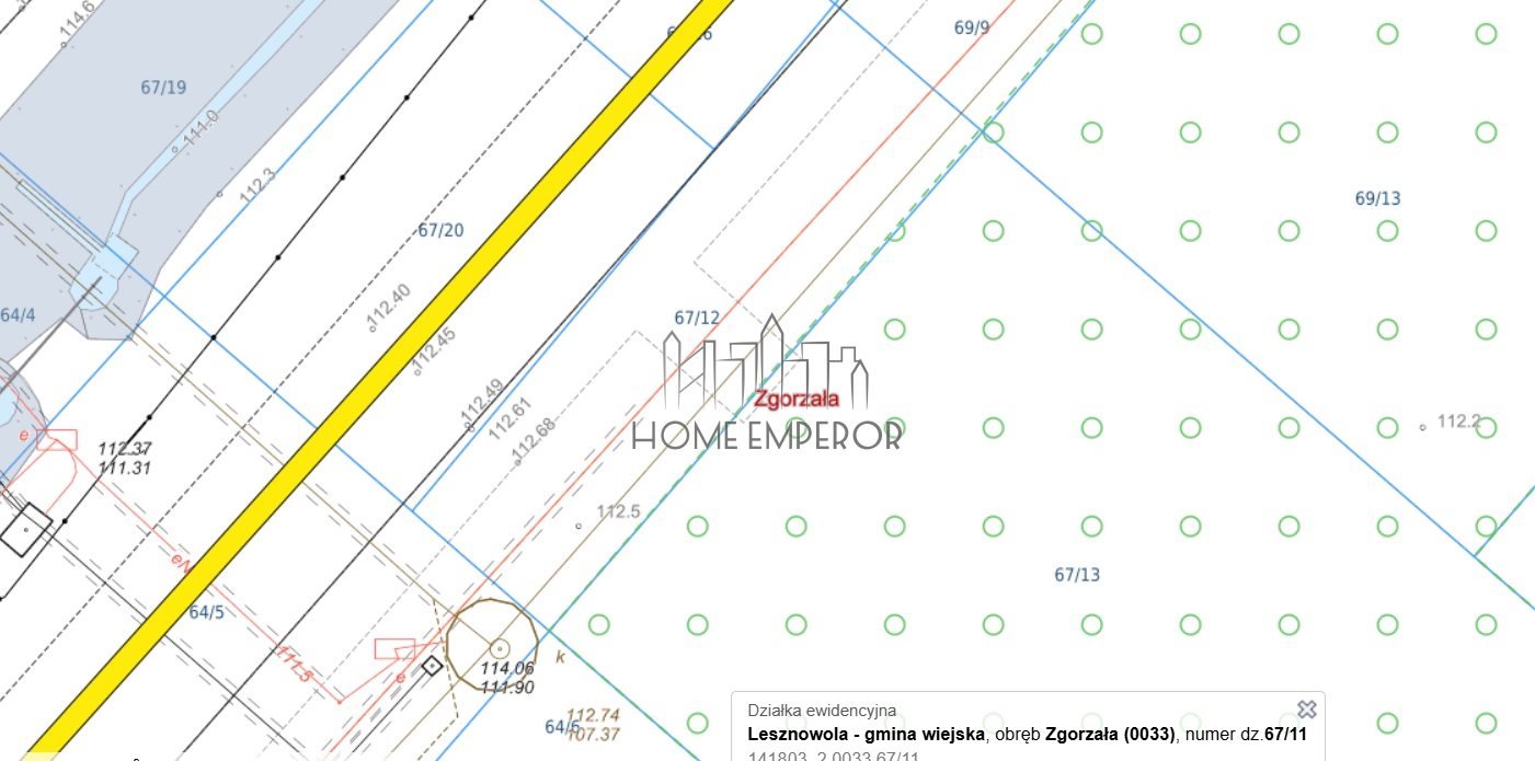 Działka budowlana na sprzedaż Zgorzała, Postępu  970m2 Foto 3