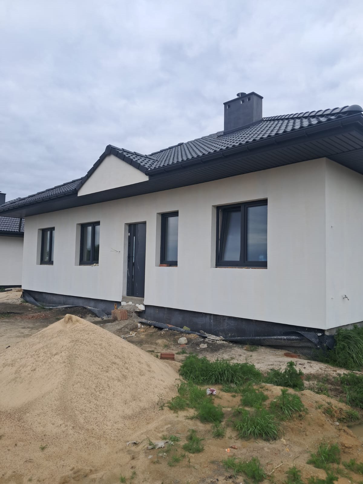 Nowoczesny dom 95,91 m² z ogrzewaniem podłogowym i kominkiem Opatówek, Zduny  96m2 Foto 1