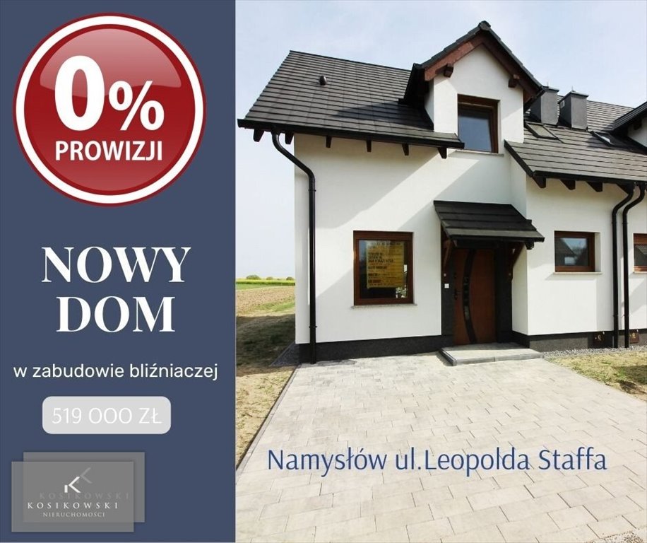 Dom na sprzedaż Namysłów, Leopolda Staffa  92m2 Foto 1