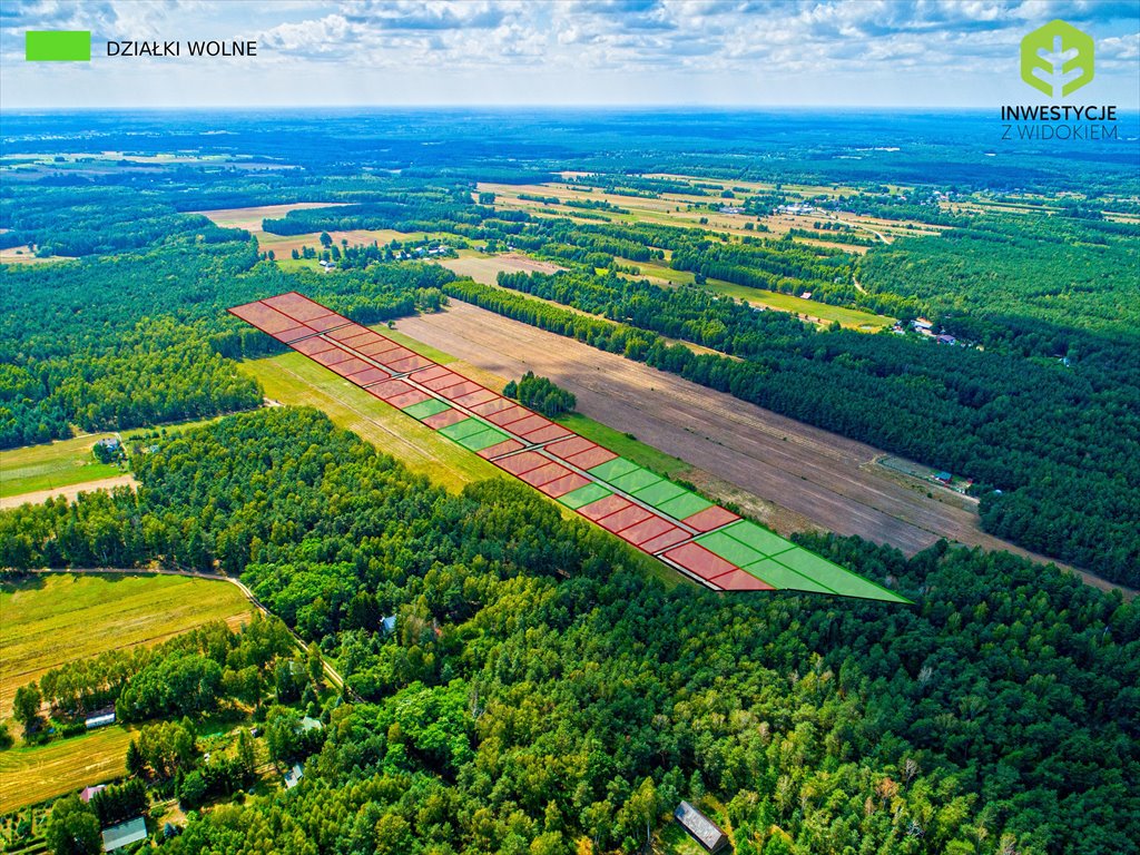 Działka budowlana na sprzedaż Rynia, Duża działka budowlana z fragmentem prywatnego lasu  2 748m2 Foto 4