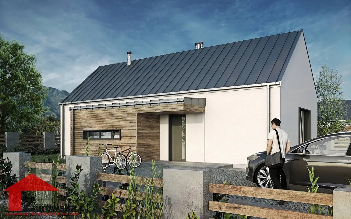 Nowoczesny dom prefabrykowany 50 m2 w Opolu - szybka budowa! Opole  50m2 Foto 1