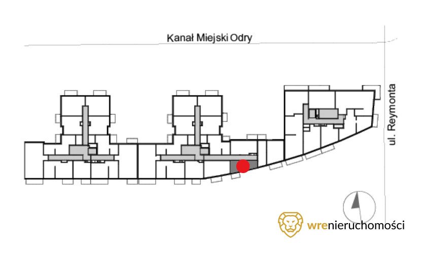 Mieszkanie dwupokojowe na sprzedaż Wrocław, Kleczków, Władysława Reymonta  25m2 Foto 3