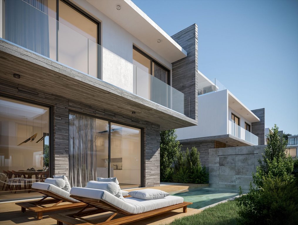 Luksusowa willa z basenem i ogrodem na dachu w Pafos Cypr, Pafos  151m2 Foto 1