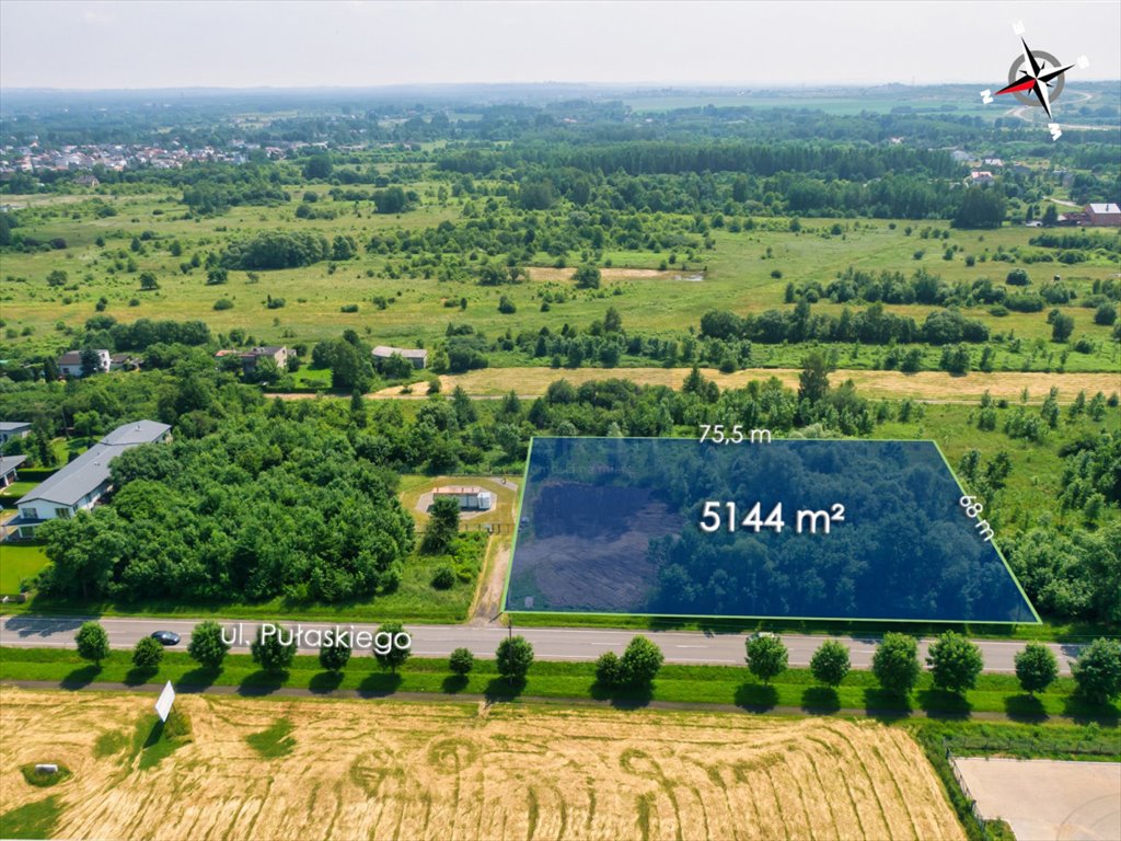 Działka usługowa 5144 m² w Myszkowie, dostęp od stycznia Myszków, Pułaskiego  5 144m2 Foto 1