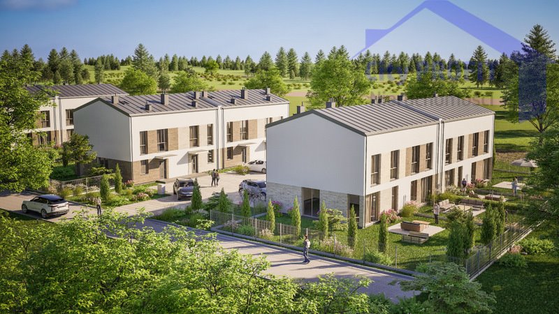 Polecam nowoczesny dom 128 m² z ogrodem w Stefanówce: Boryszew Stefanówka