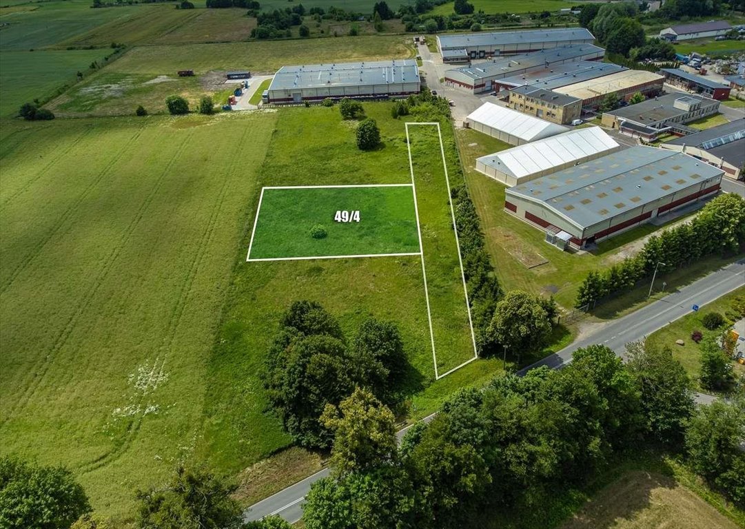 Działka inwestycyjna 2531 m² pod biznes w Ornecie Orneta, olsztyńska  2 531m2 Foto 1