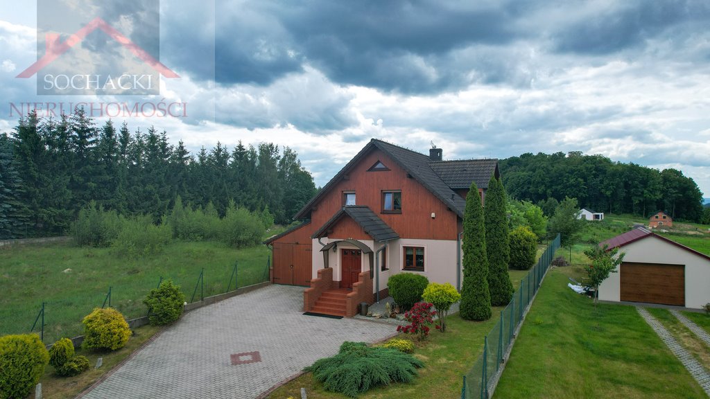 Polecam przestronny dom 150 m² z dużym ogrodem i panoramicznym widokiem Lubań, Różana  150m2 Foto 1
