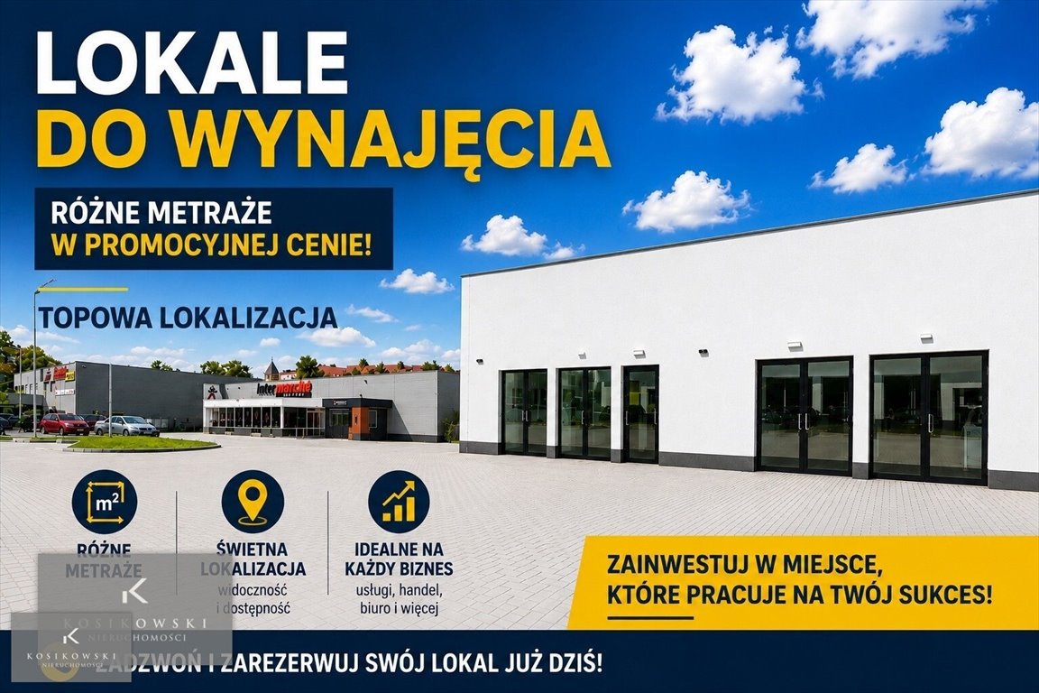 Zapraszam do wynajęcia nowoczesnych lokali 32-68 m² w Namysłowie: Namysłów: Bohaterów Warszawy