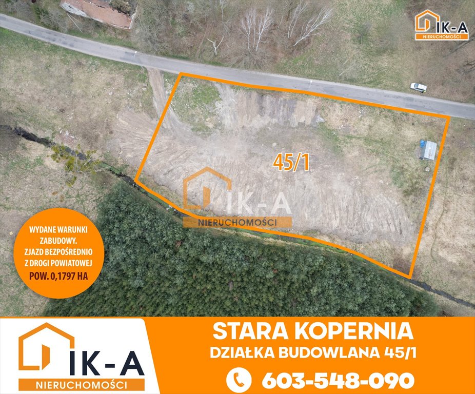 Działka budowlana na sprzedaż Stara Kopernia, Stara Kopernia  1 797m2 Foto 2