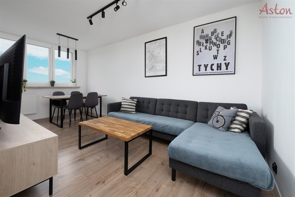 Wynajmę jasne 3-pokojowe mieszkanie 45 m² z balkonem w Tychach: Tychy F