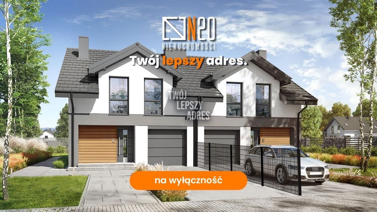 Nowoczesny dom z garażem 5-6 pokoi, ogród, cisza Trąbki  153m2 Foto 1