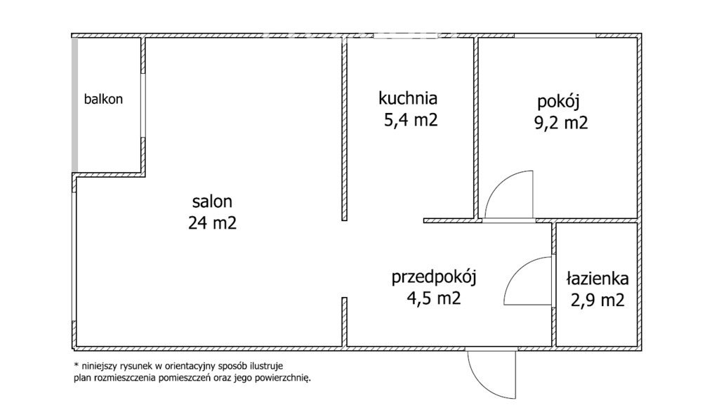 Mieszkanie dwupokojowe na sprzedaż Iława, Ludwika Mierosławskiego  47m2 Foto 12