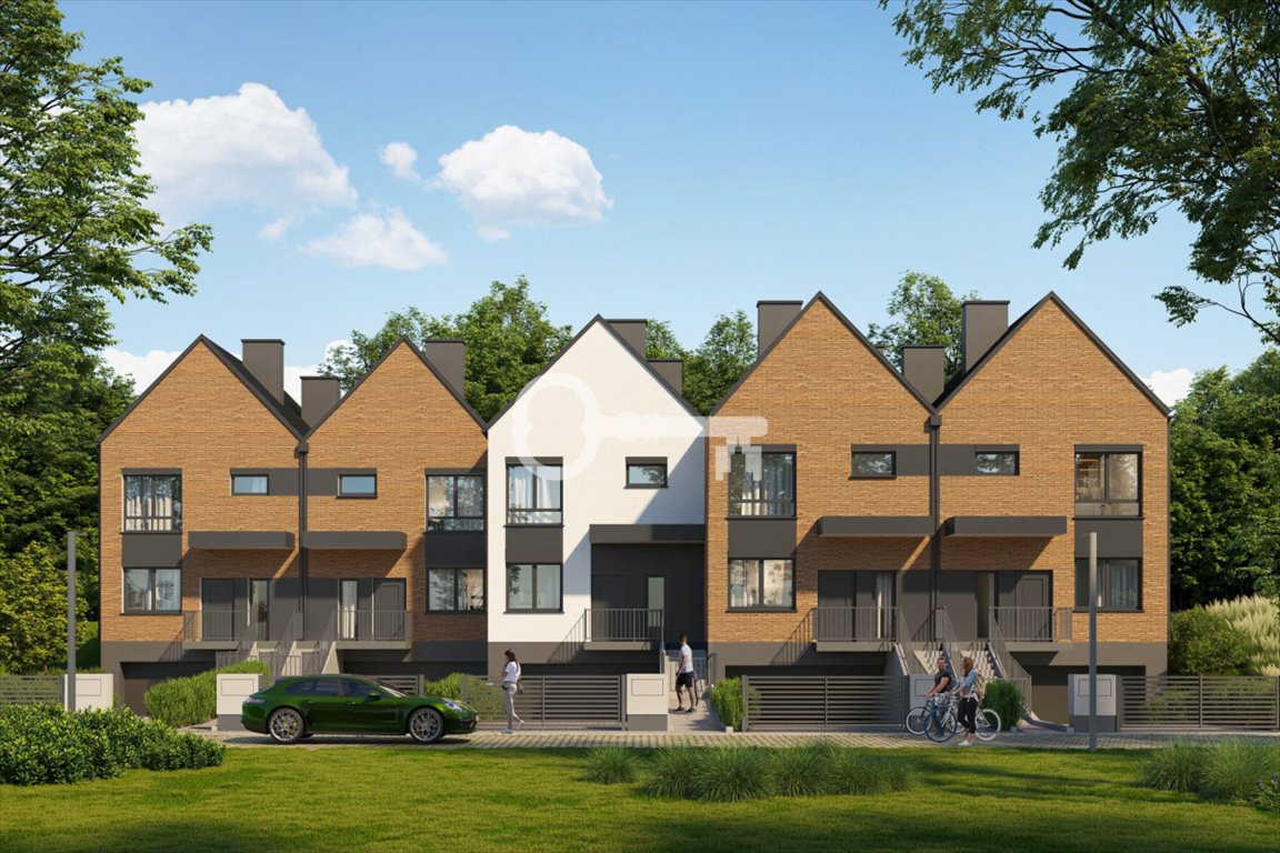 Nowoczesny segment 195m2 z garażem na 3 auta i dużym ogrodem Gdańsk, Jasień, Zwierzyniecka  195m2 Foto 1