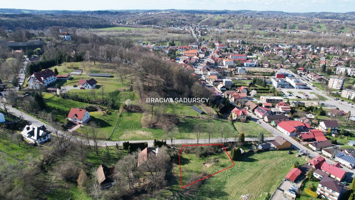 Działka budowlana na sprzedaż Dobczyce, Królowej Jadwigi  1 446m2 Foto 6