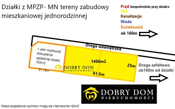 Działka budowlana na sprzedaż Hryniewicze  1 406m2 Foto 2