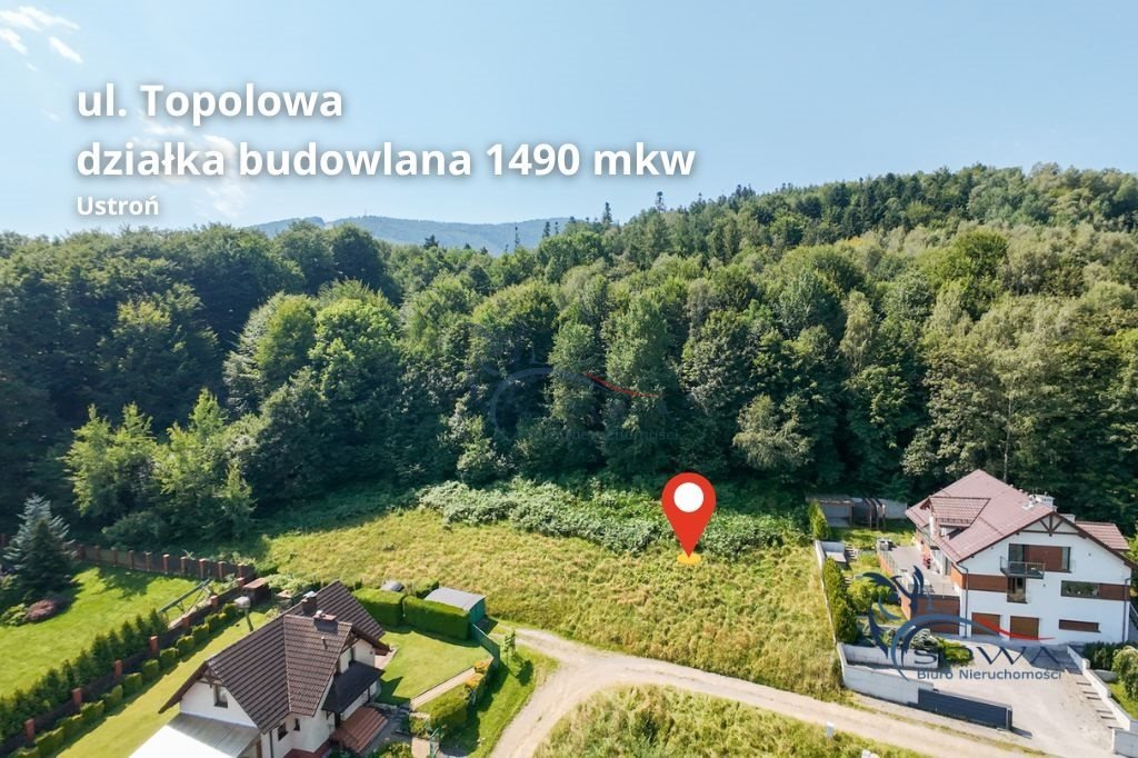 Działka 1490 m² w Ustroniu (widok na Czantorię) Ustroń, Poniwiec  1 490m2 Foto 1