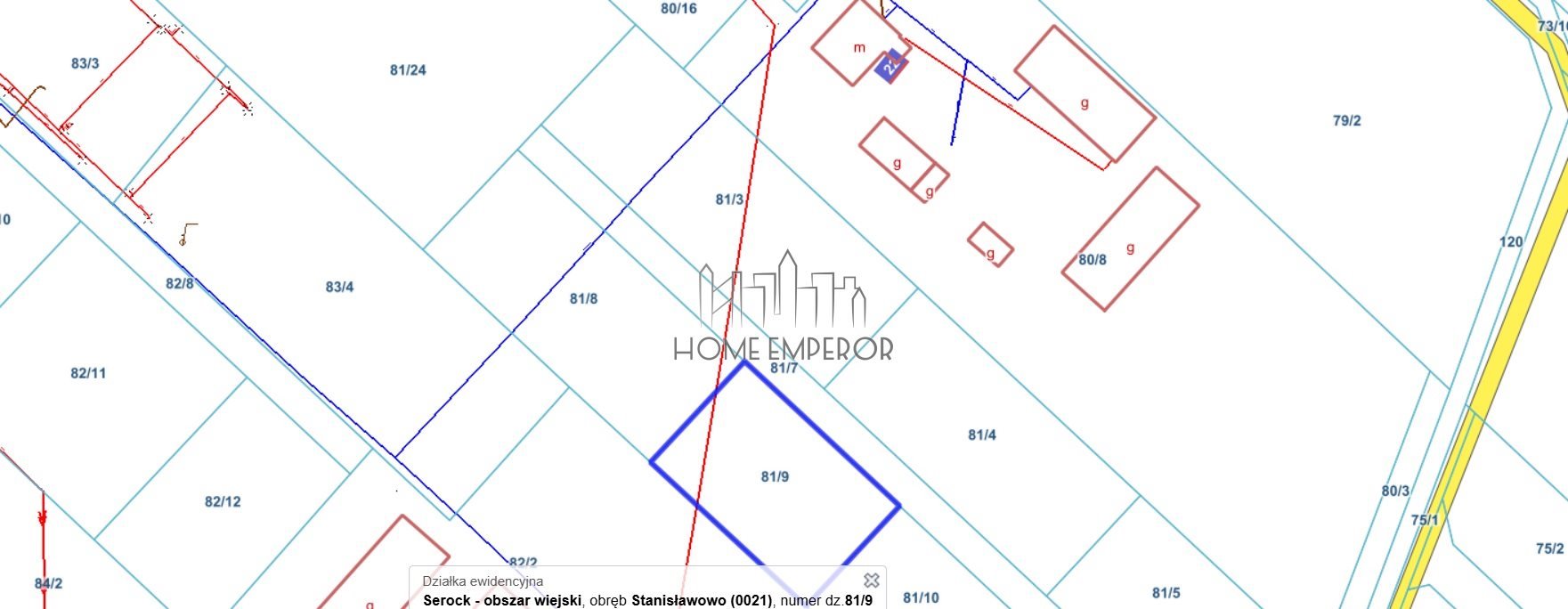 Działka budowlana na sprzedaż Stanisławowo  900m2 Foto 2