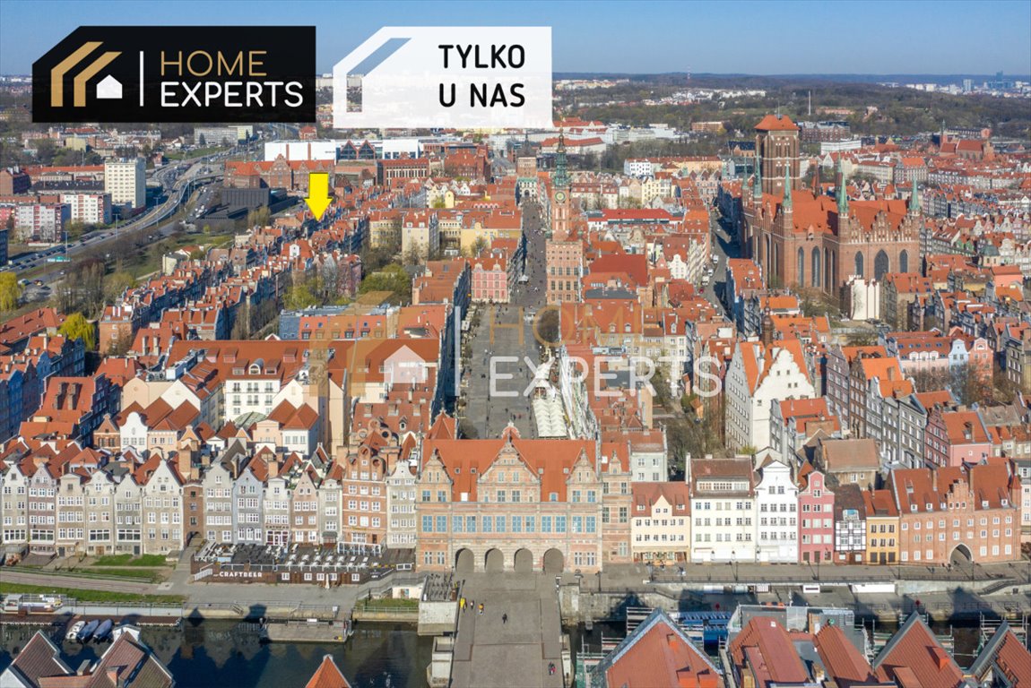 Gdańsk, Główne Miasto, 3 pokoje, kamienica 1956 r. Gdańsk, Główne Miasto, Ogarna  51m2 Foto 1