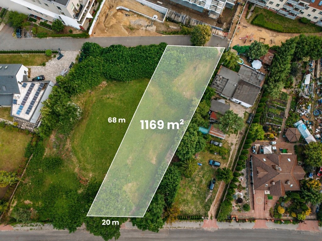 Sprzedam działkę 1169 m² na Wrzosach w Toruniu Toruń, Wrzosy, Warzywna  1 169m2 Foto 1