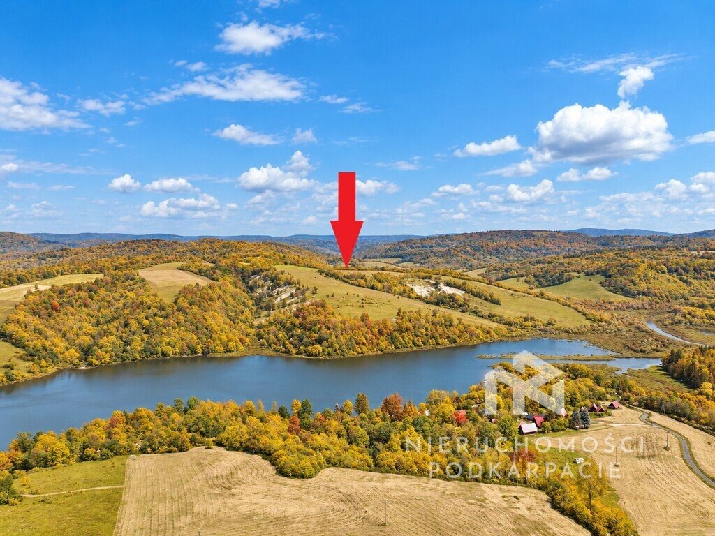 Działka z widokiem na Jezioro Solińskie i Bieszczady. Chrewt  5 871m2 Foto 1