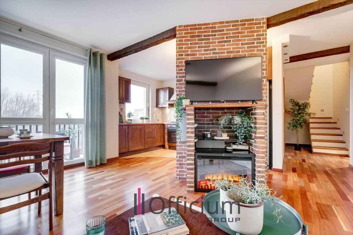 Dwupoziomowe 4 pokoje z balkonem i widokiem na zieleń Ząbki, Gajowa  95m2 Foto 1