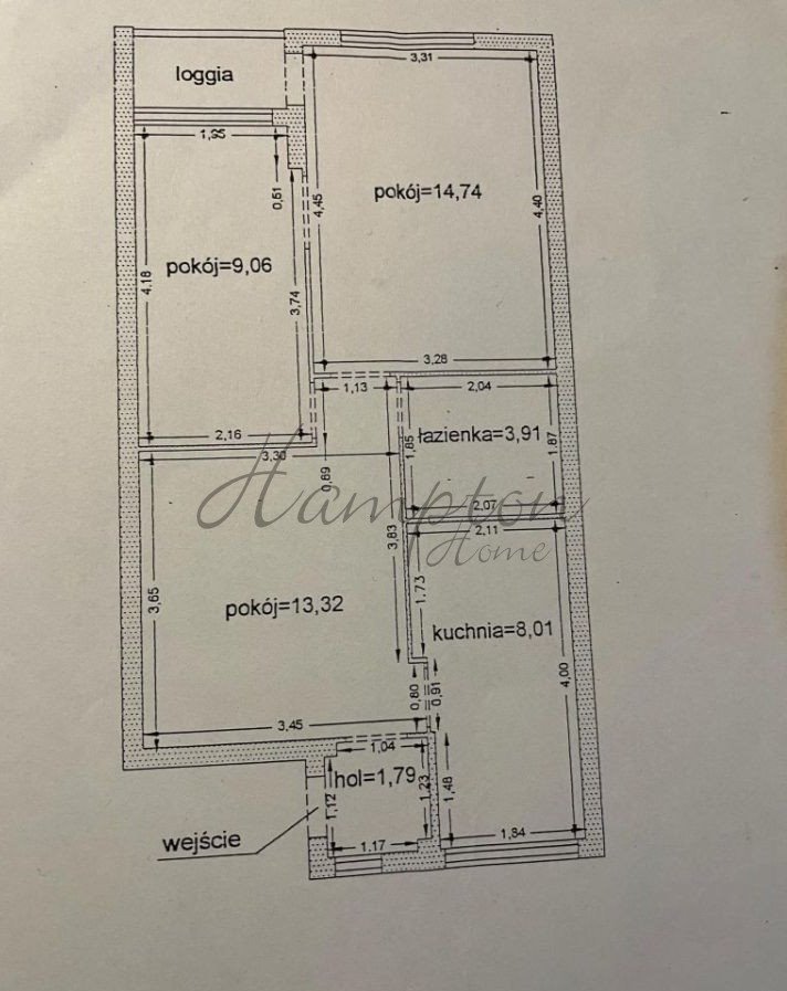 Mieszkanie trzypokojowe na sprzedaż Warszawa, Praga-Południe Grochów, Szklanych Domów  51m2 Foto 1