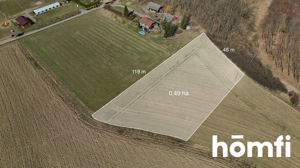 Polecam działkę 49 ar z lasem i możliwością budowy domu Wola Batorska  4 900m2 Foto 1