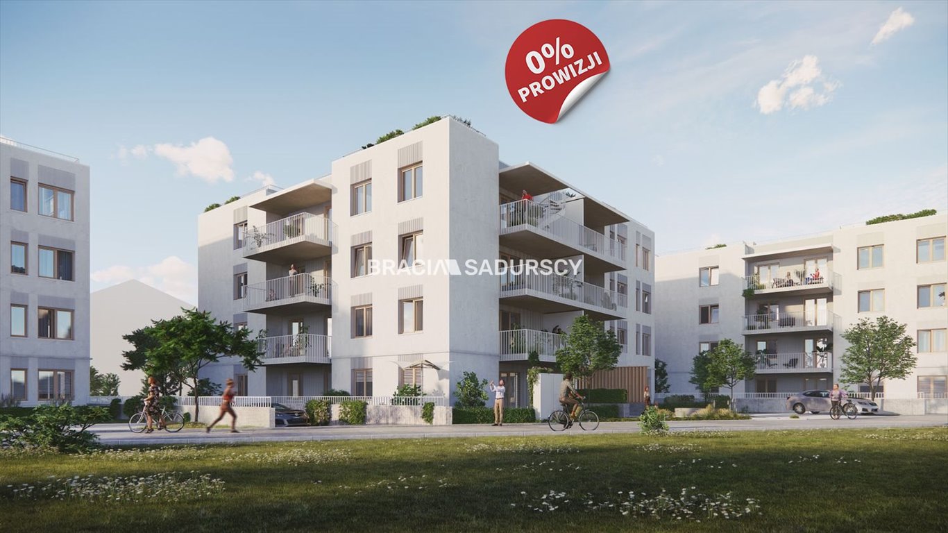 Nowoczesne 2-pokojowe mieszkanie z balkonem, garażem i terenami zielonymi Kraków, Wzgórza Krzesławickie, Wzgórza Krzesławickie, Kantrowicka  35m2 Foto 1