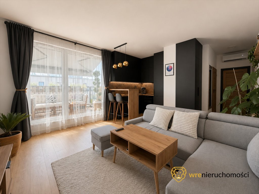 Nowoczesne 2-pokojowe mieszkanie z tarasem (42,34 m²) w Jagodnie Wrocław, Jagodno, Beaty Artemskiej  42m2 Foto 1