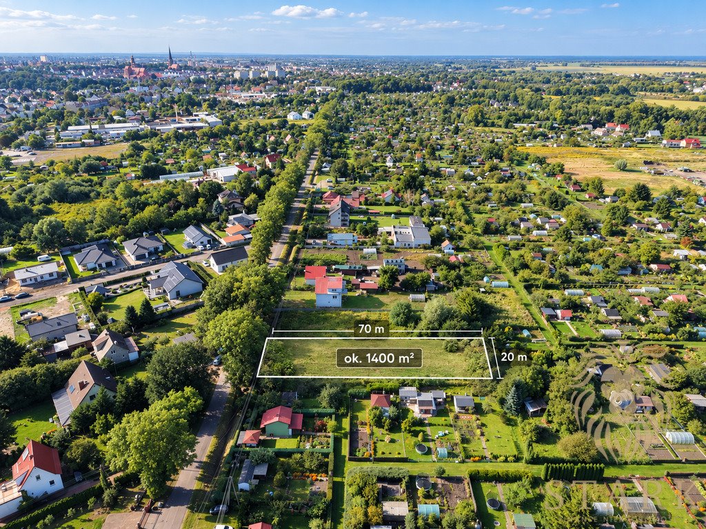 Działka 1400 m² w Stargardzie z warunkami zabudowy zapraszam Stargard, Na Grobli  1 400m2 Foto 1