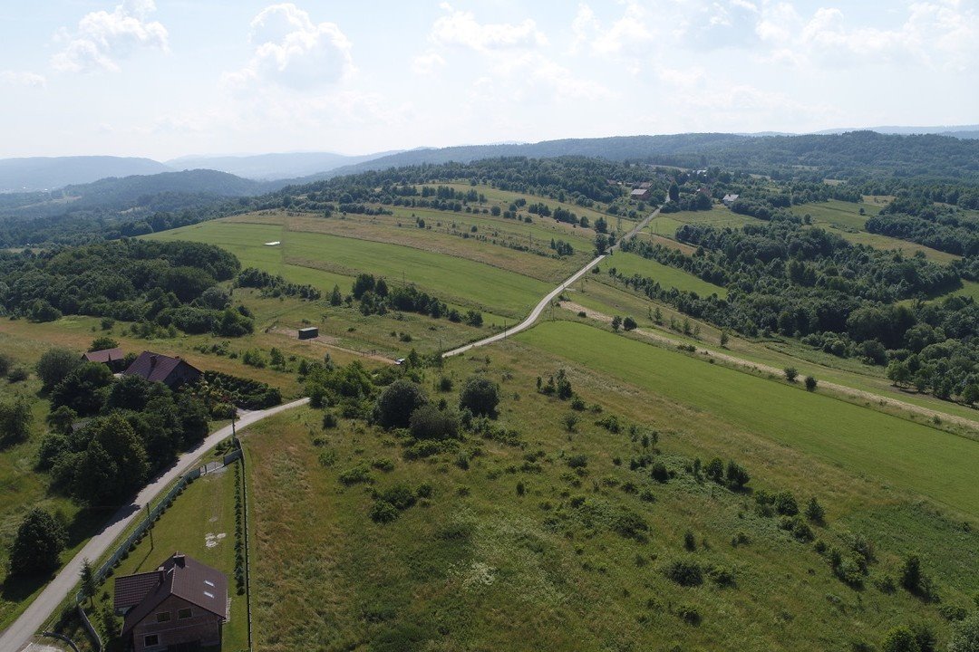 Do sprzedania widokowa działka 11 arów w Lanckoronie Lanckorona, Palecka 66  1 150m2 Foto 1