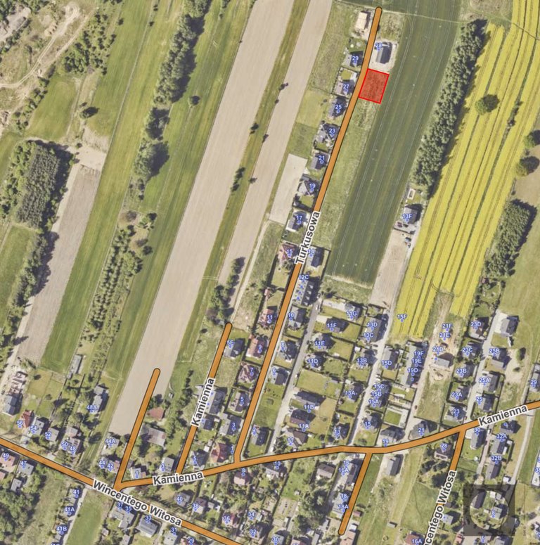 Działka budowlana 616 m² w Reptach – spokojna okolica Tarnowskie Góry, Repty  616m2 Foto 1