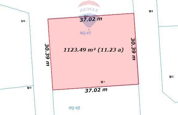 Działka budowlana na sprzedaż Błędowo, Sielawy  1 124m2 Foto 9