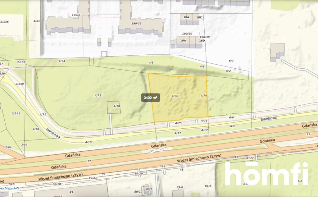 Działka inna na sprzedaż Wejherowo, Jaśminowa  3 401m2 Foto 1