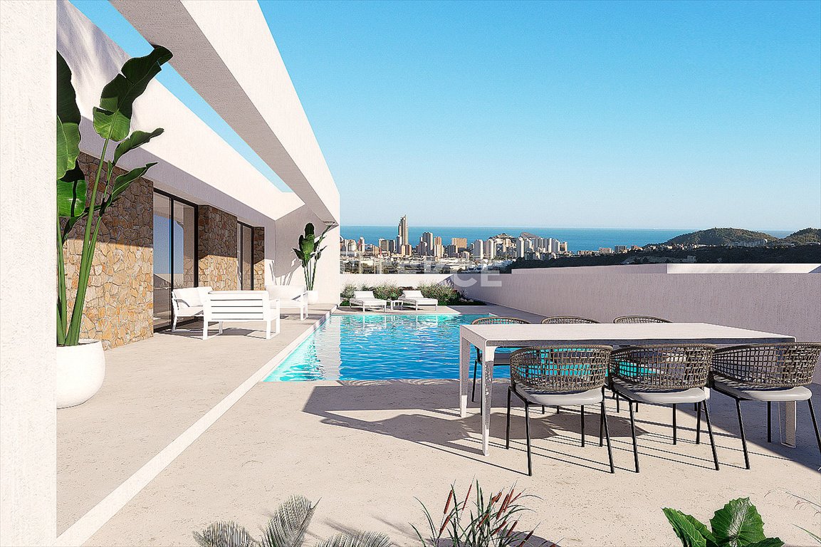 Luksusowa willa 3 sypialnie blisko plaży i pola golfowego Hiszpania, Alicante, Balcón de Finestrat, Finestrat, Alicante  252m2 Foto 1