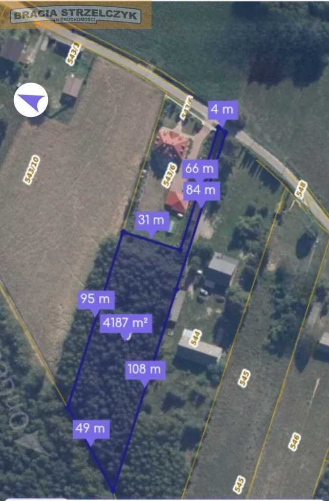Działka 4188 m2 pod zabudowę w Kalinowie - możliwość podziału Kalinowo  4 188m2 Foto 1