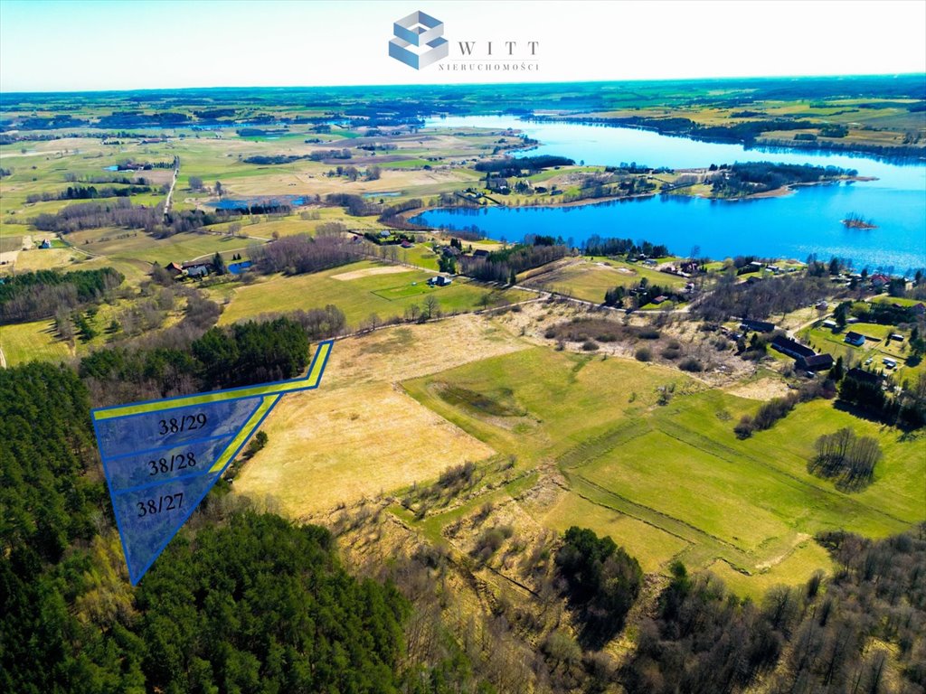 Działki budowlane w Surytach z lasem i jeziorem. Suryty  2 450m2 Foto 1