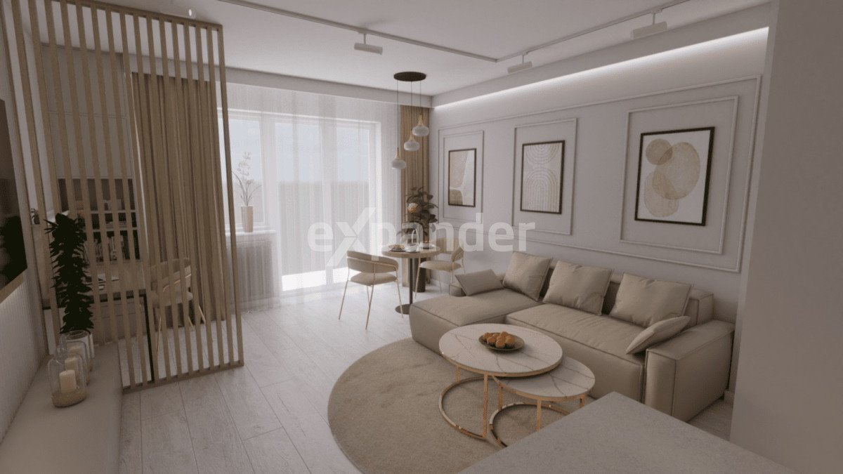 Nowoczesne 2-pokojowe mieszkanie z panoramicznymi widokami i dużym balkonem Katowice  48m2 Foto 1