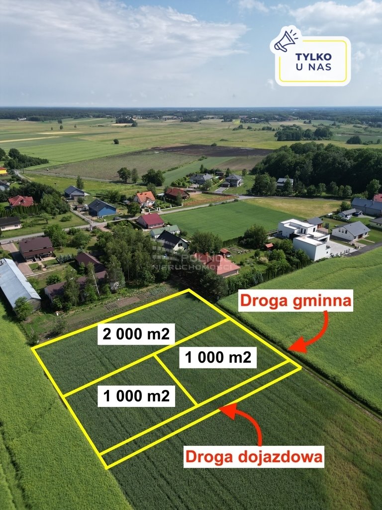 Działka budowlana na sprzedaż Wilczyn  1 000m2 Foto 1