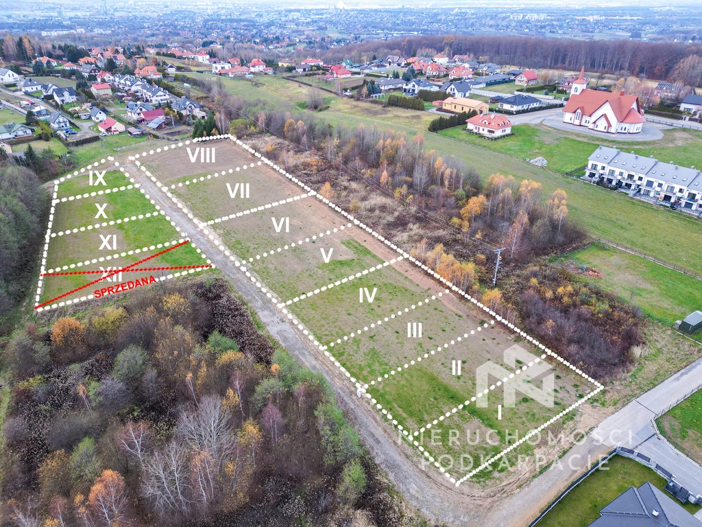 Działka budowlana na sprzedaż Rzeszów, ks. bpa Antoniego Betańskiego  1 187m2 Foto 1