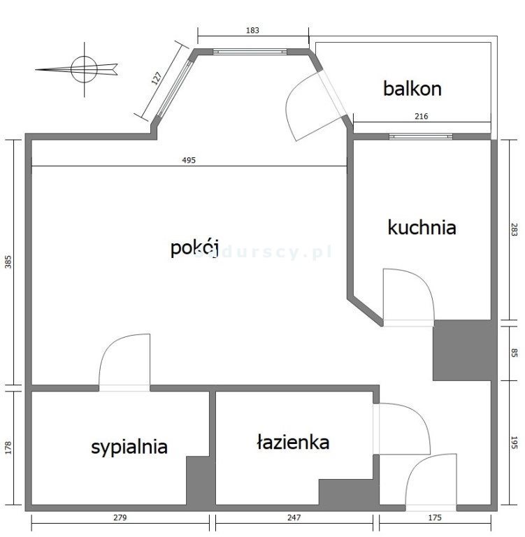 Mieszkanie dwupokojowe na sprzedaż Kraków, Dębniki, Kliny, Bartla  42m2 Foto 4
