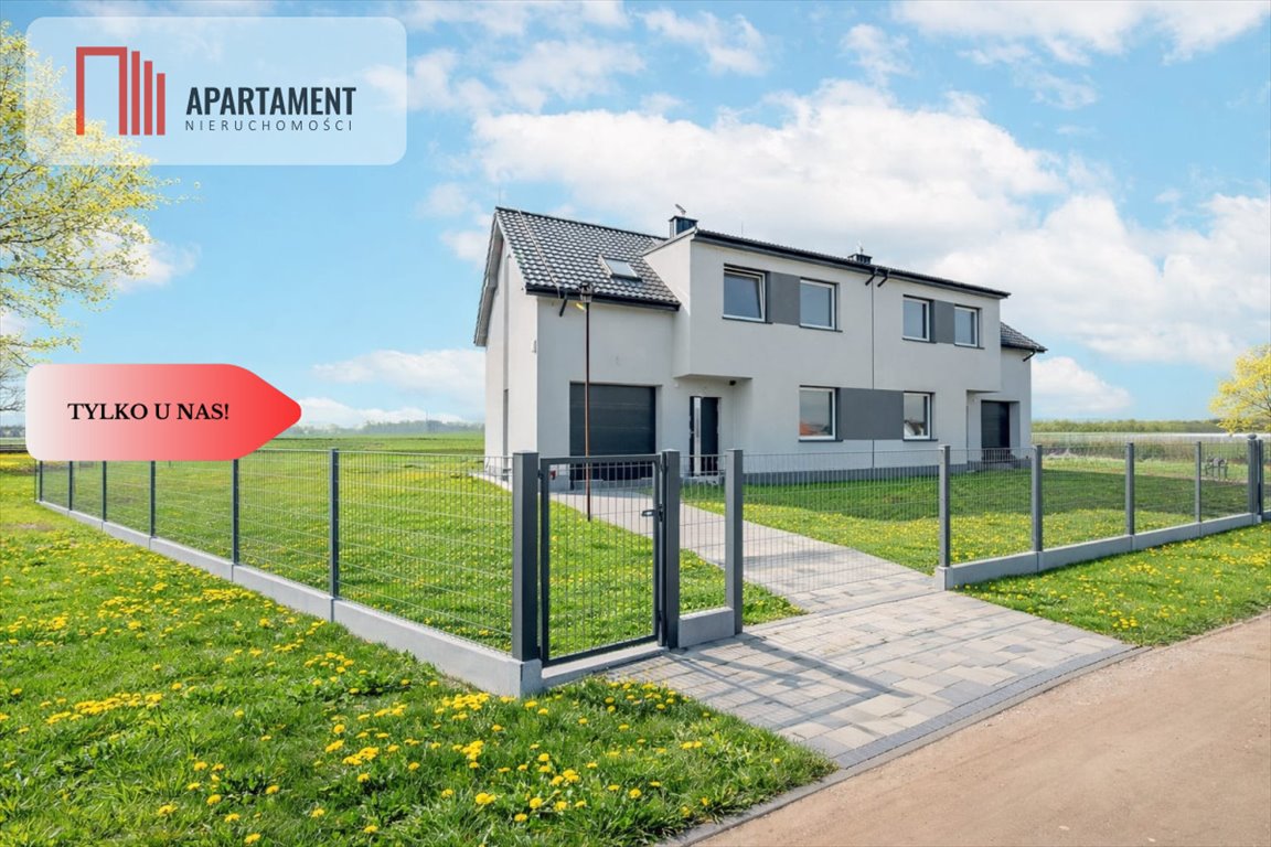 Nowoczesny dom z dwoma niezależnymi mieszkaniami, 123,93 m2, garaż Ciechów, Szafranowa  124m2 Foto 1