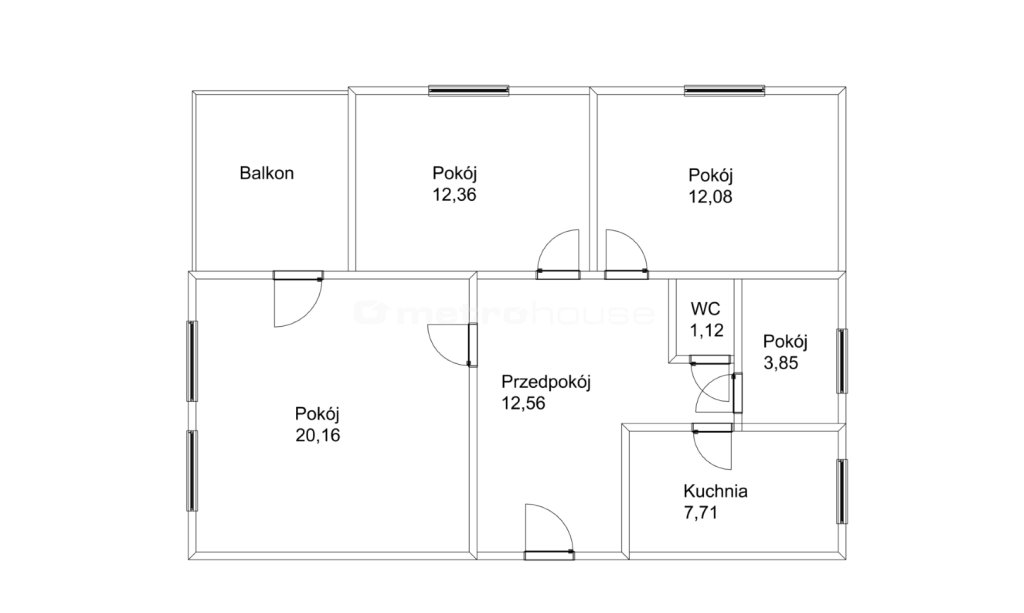 Mieszkanie trzypokojowe na sprzedaż Czarna Woda  70m2 Foto 14