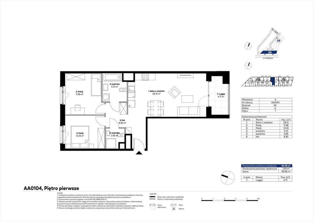 Mieszkanie trzypokojowe na sprzedaż Warszawa, Wola, Czyste, Kolejowa  64m2 Foto 1