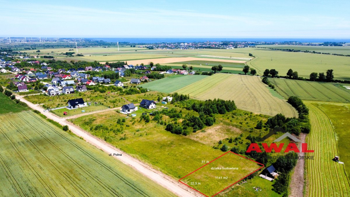 Działka budowlana na sprzedaż Połczyno, Polna  1 141m2 Foto 5